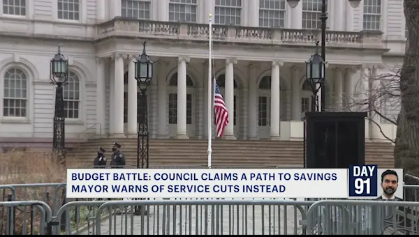 News 12 | Brooklyn | NYC Council claims a path to savings; mayor warns of service cuts instead