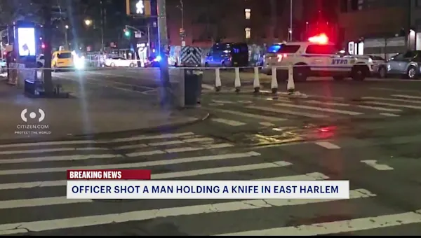 News 12 | Brooklyn | Police shoot man with kitchen knife terrorizing grocery store in Harlem