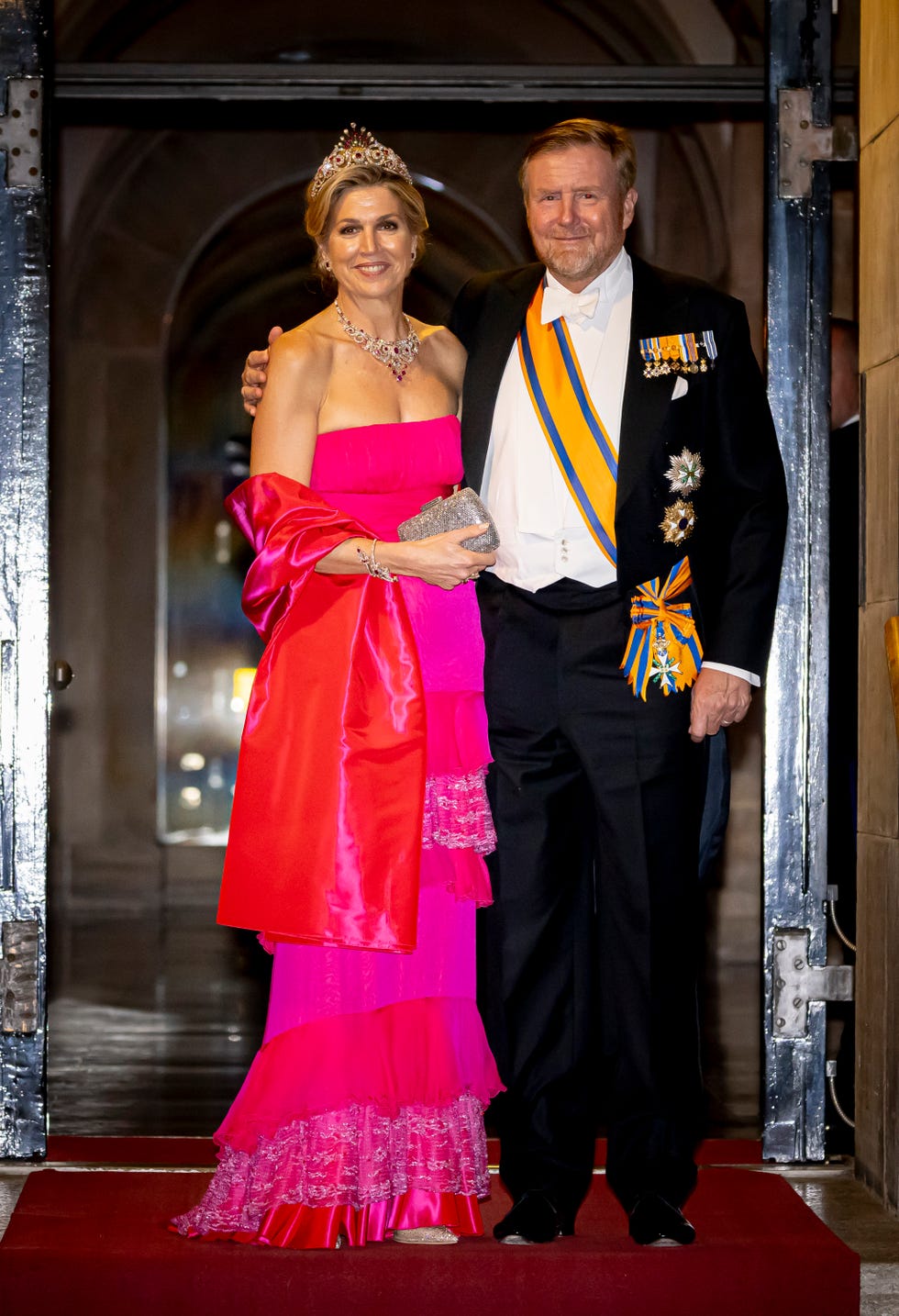 King Willem-Alexander And Queen Maxima Attend Diplomatic Corps Dinner