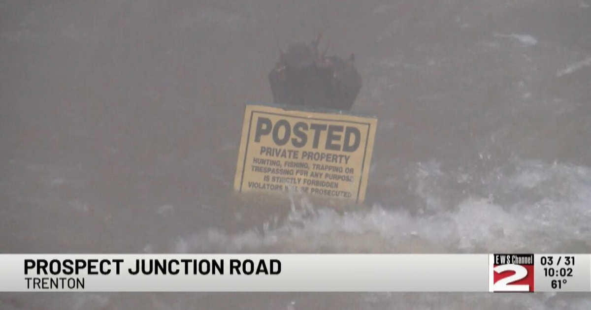 Creek Jumps Banks in Trenton, Closes Road Until Further Notice | Local