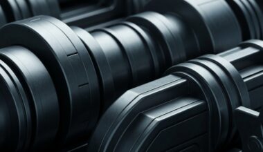 An extreme close-up of complex, interlocking metal gears and levers in a banking or financial institution, conveying the idea of the institutional machinery behind global finance and investment management.