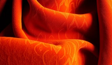 An abstract close-up image of a luxurious, textured fabric in rich, earthy tones, captured with dramatic lighting to create a glitzy, high-fashion aesthetic, conceptually representing the Queen