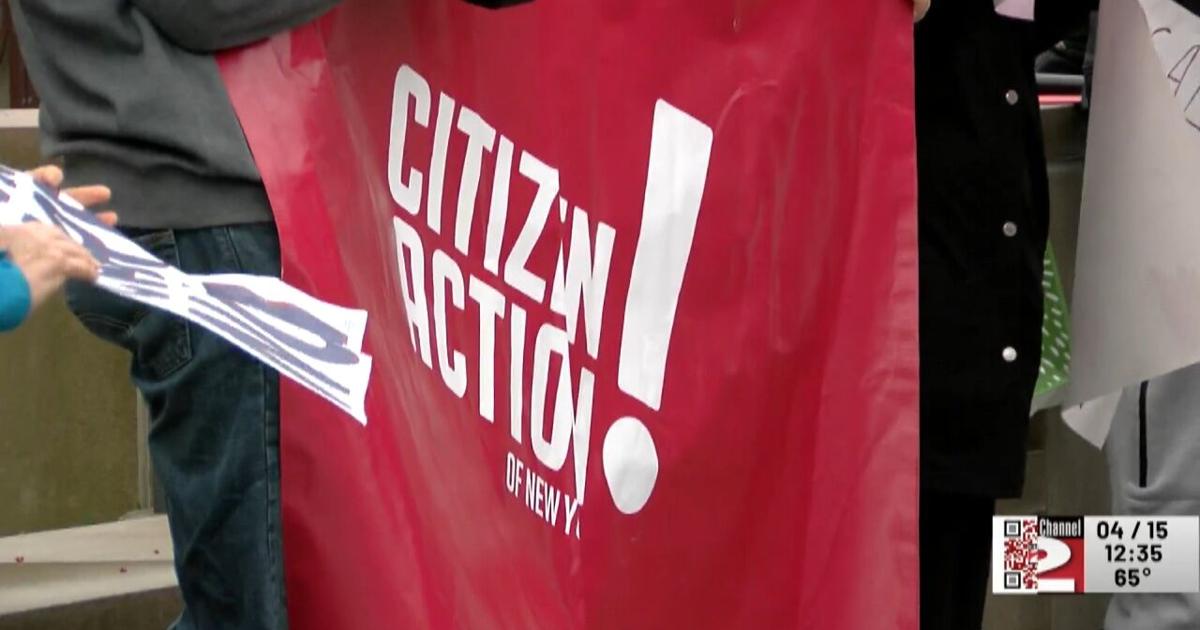 Utica Residents Rally for New York State Budget Passage at Office Building | Local