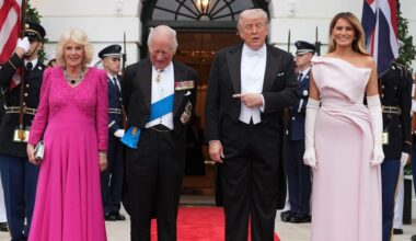 Melania Trump, Queen Camilla Coordinated Style for White House Visit