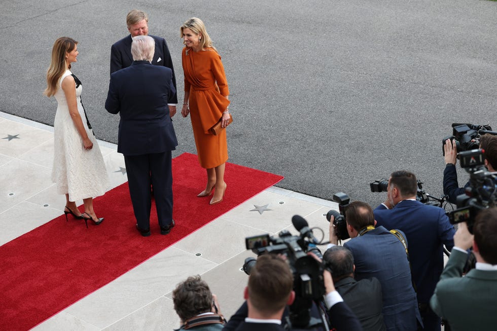 President Trump Welcomes The King And Queen Of The Netherlands To The White House