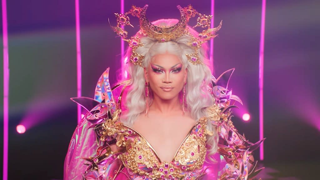 Aura Mayari in the Drag Race All Stars 11 promo