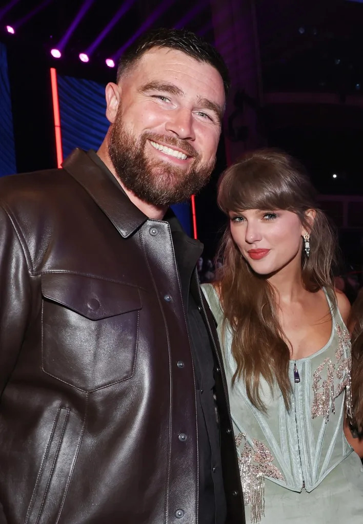 The musician said the couple (seen here in March) was surrounded by staffers and security guards. Kevin Mazur/Getty Images for iHeartRadio