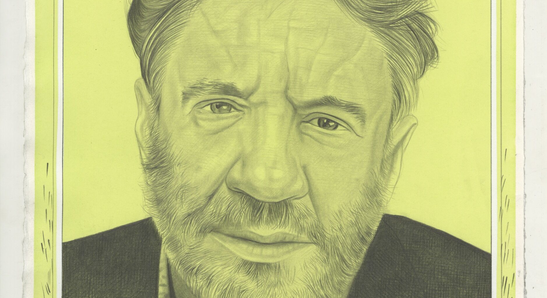 Portrait of Hayes Greenfield, pencil on paper by Phong H. Bui.