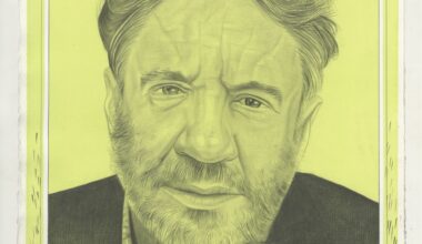 Portrait of Hayes Greenfield, pencil on paper by Phong H. Bui.