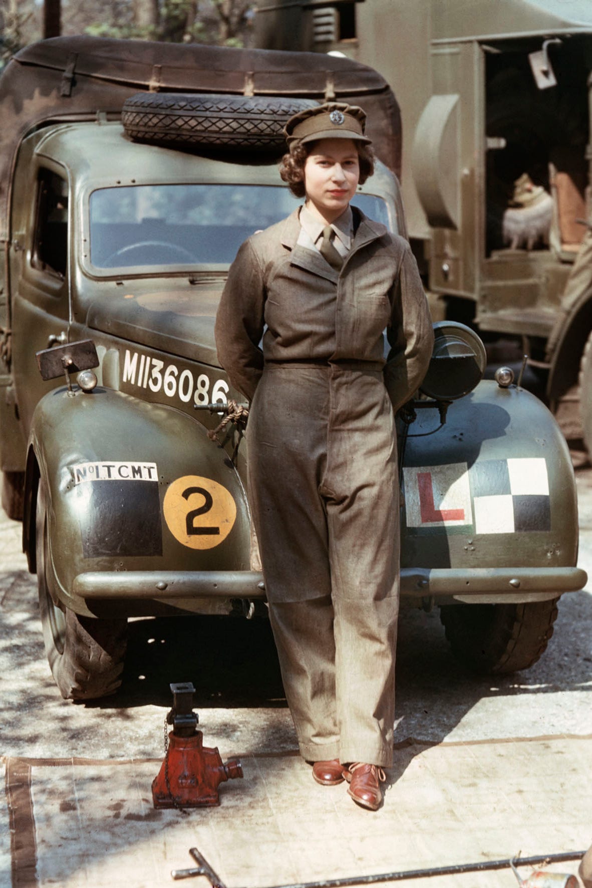 Princess Elizabeth In The ATS During The Second World War