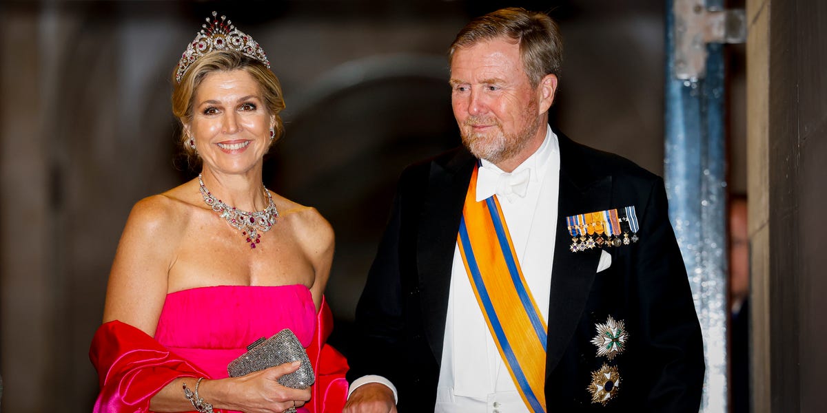 Queen Máxima Wears a Historic Ruby Tiara to Diplomatic Corps Gala Dinner in Amsterdam