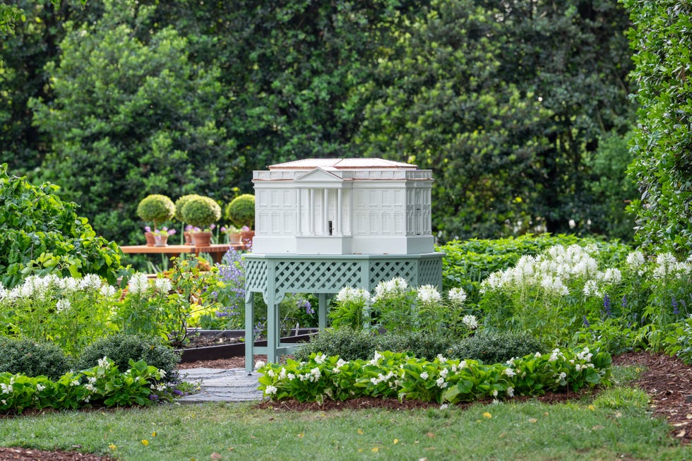 The White House Debuts A New Beehive On The South Lawn