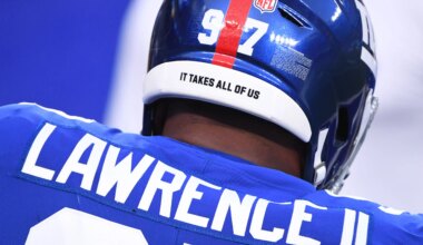 New York Giants' John Harbaugh addresses Dexter Lawrence situation