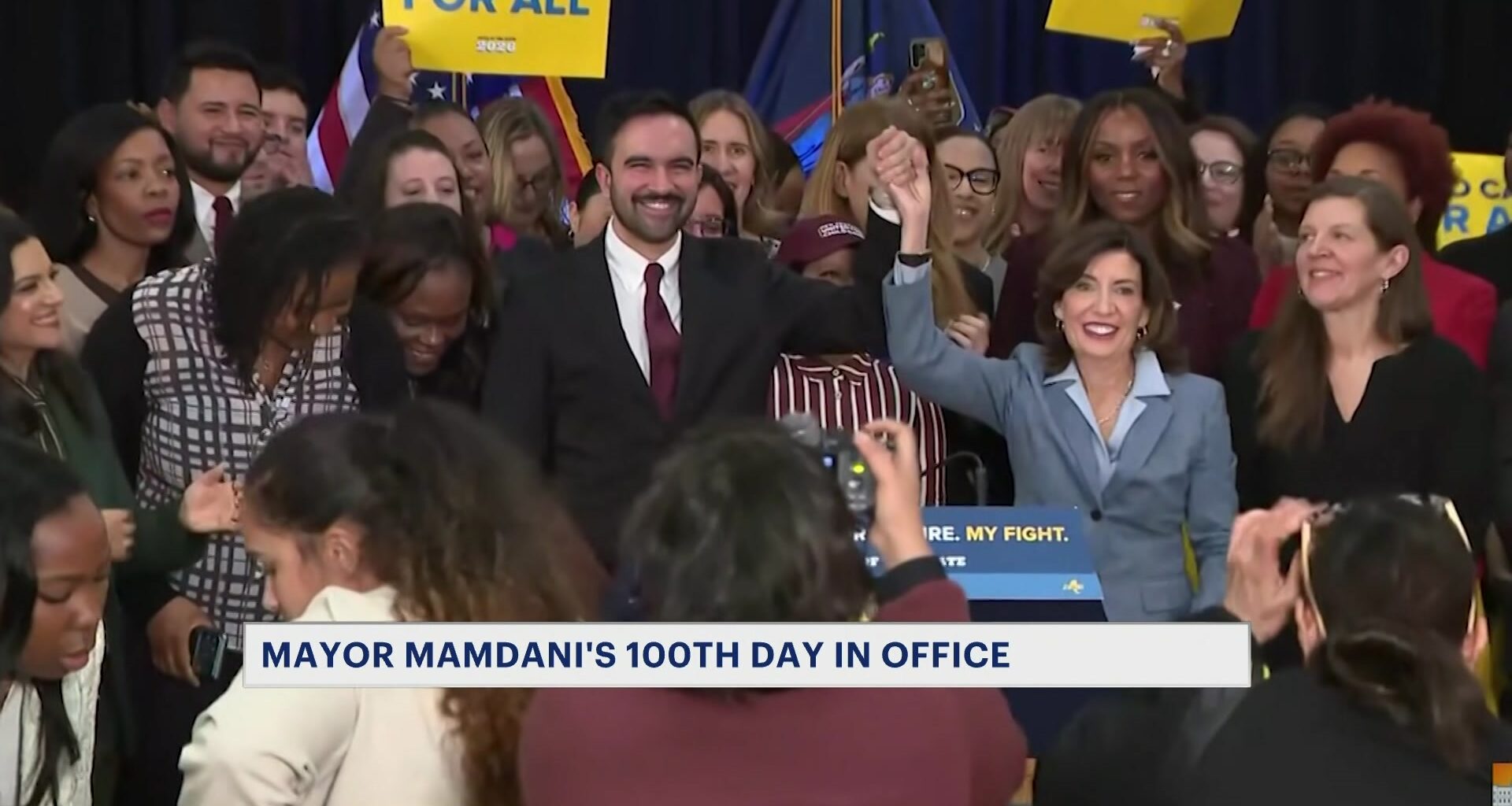 News 12 | Brooklyn | Mayor Zohran Mamdani Marks 100th Day In Office