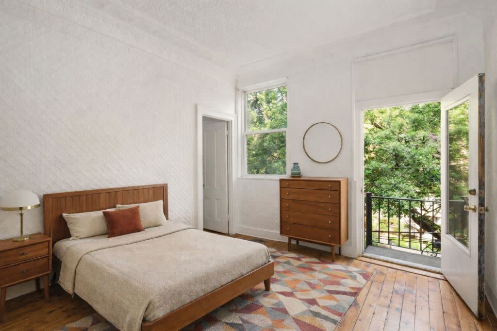 One of three bedrooms. Compass