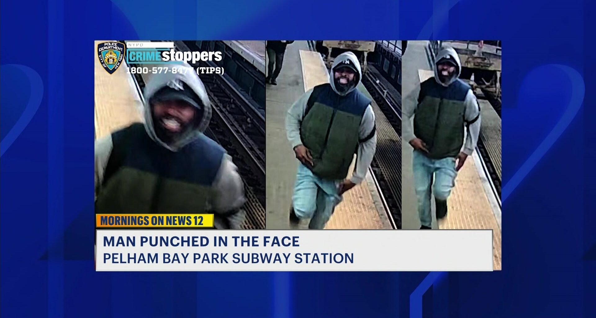 News 12 | Bronx | Man Punched In Face After Argument Inside Subway Station In Pelham Bay Park