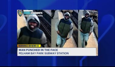 News 12 | Bronx | Man Punched In Face After Argument Inside Subway Station In Pelham Bay Park
