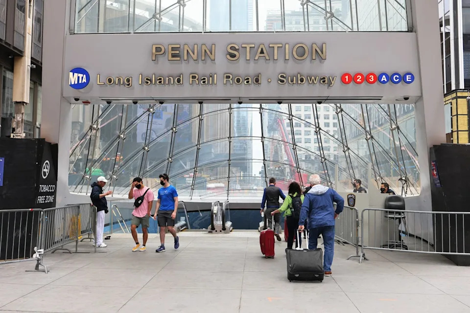 Trump reportedly offered to release billions in infrastructure funding in exchange for renaming Penn Station, according to a report (Getty Images)
