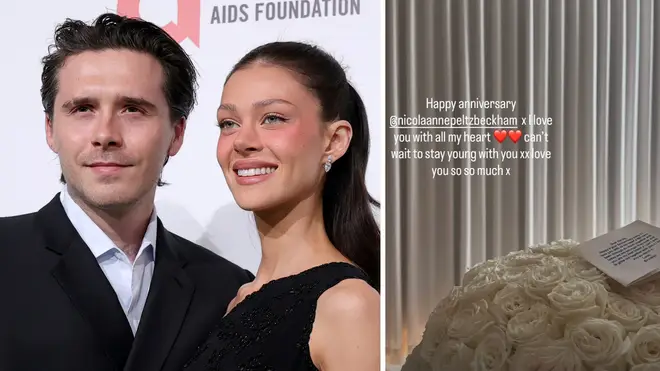 Brooklyn Beckham has appeared to make a subtle reference to his ongoing estrangement from his family while marking his fourth wedding anniversary with wife Nicola Peltz.