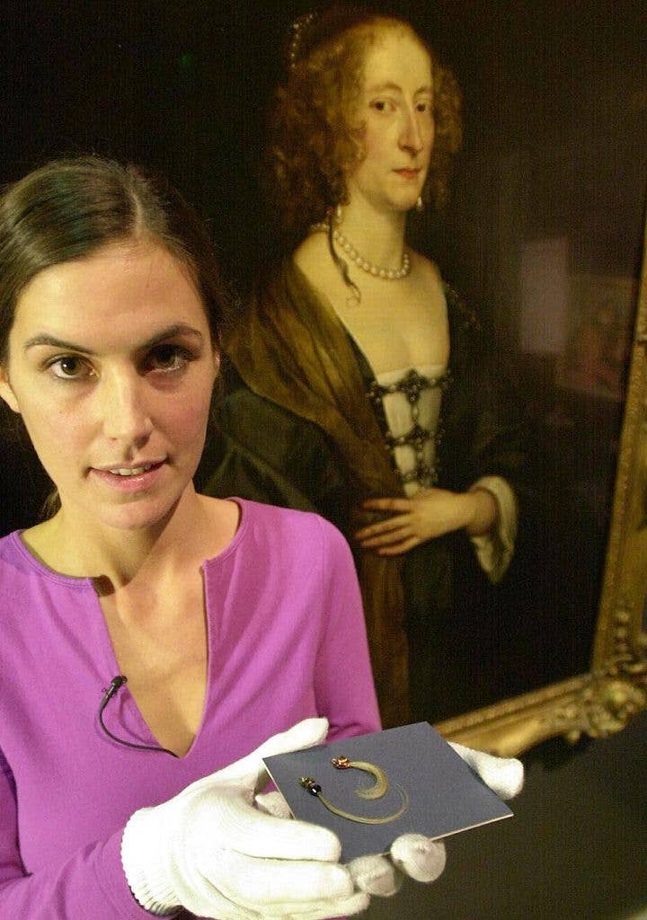 Anna Keay (pictured here in 2001) will delve into the Queen's personal papers