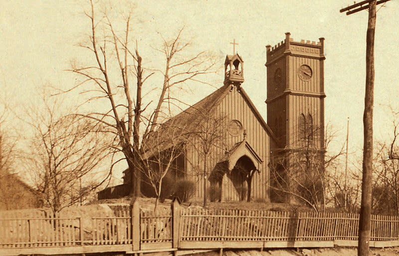 St. Saviour’s Church was a Maspeth mainstay on Rust Street near 57th Road for more than 160 years until its wooden façade and glass-stained windows were removed piece by piece in 2008 — to make way for a warehouse.