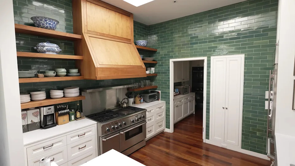 “I like cooking for people,” Graham told Simpson of her kitchen.