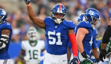 New York Giants' Abdul Carter led NFL in quick pressures in 2025