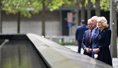 King and Queen's touching gesture on visit to 9/11 memorial in New York as state visit continues