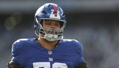PFF praises New York Giants for re-signing OL Jermaine Eluemunor
