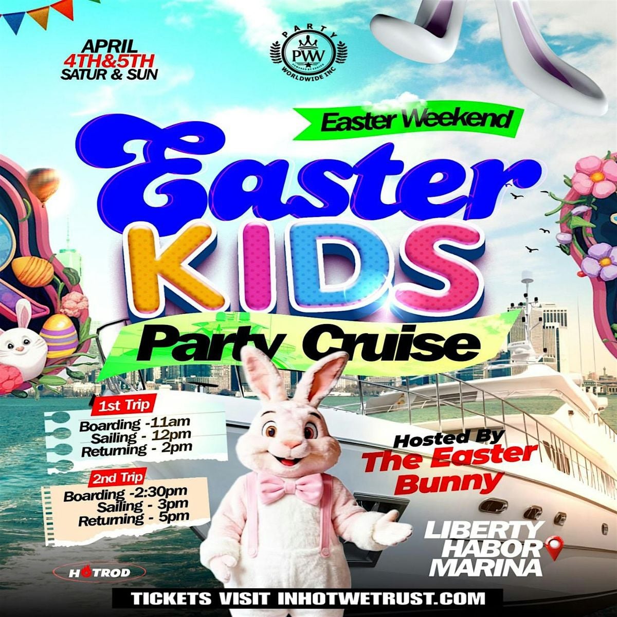 Easter Kids Boat Party Cruise