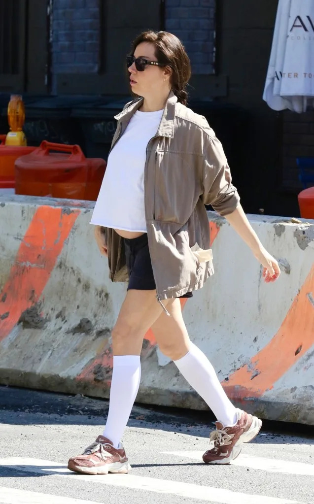 On Tuesday, she was spotted rocking a casual outfit while riding the subway and walking around in New York City. BrosNYC / BACKGRID