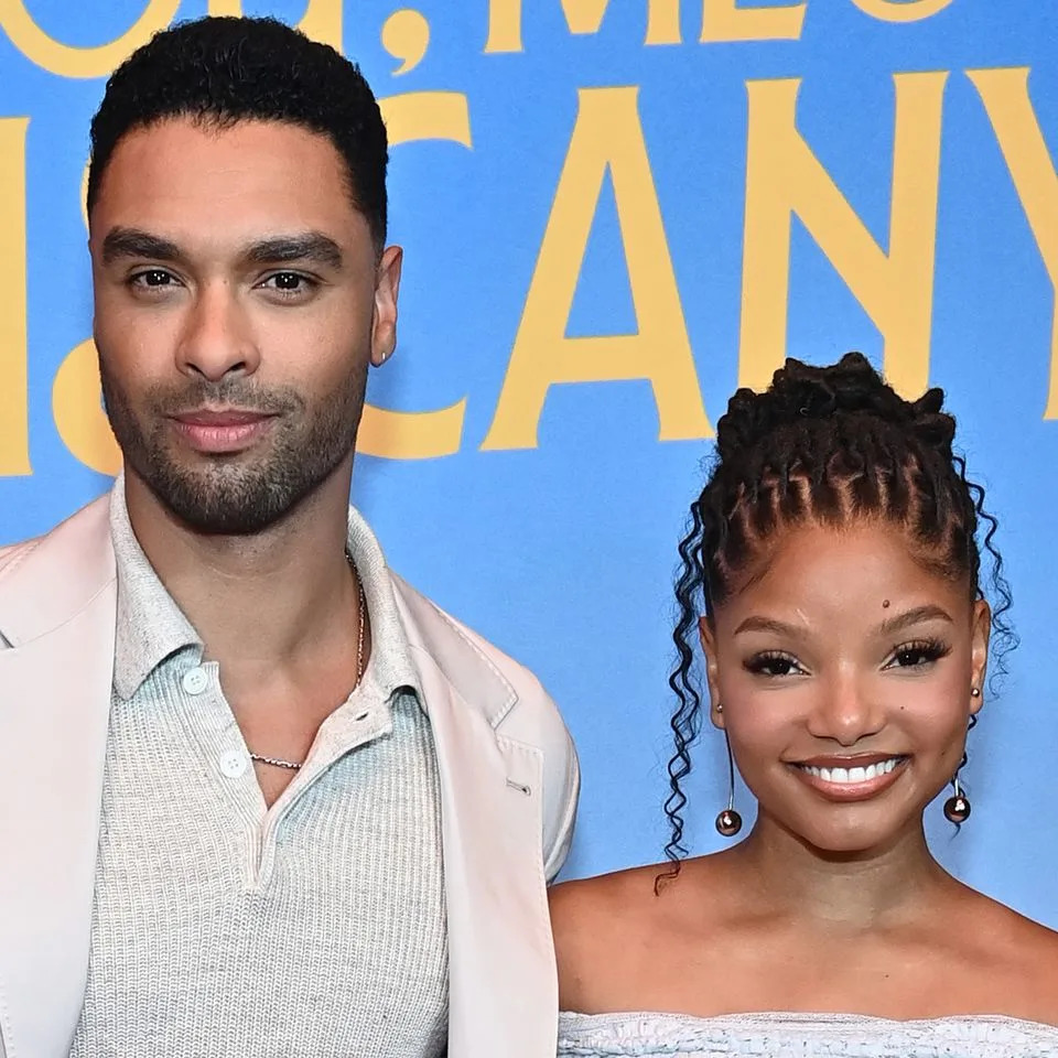 Regé-Jean Page and Halle BaileyCredit: Paras Griffin/Getty