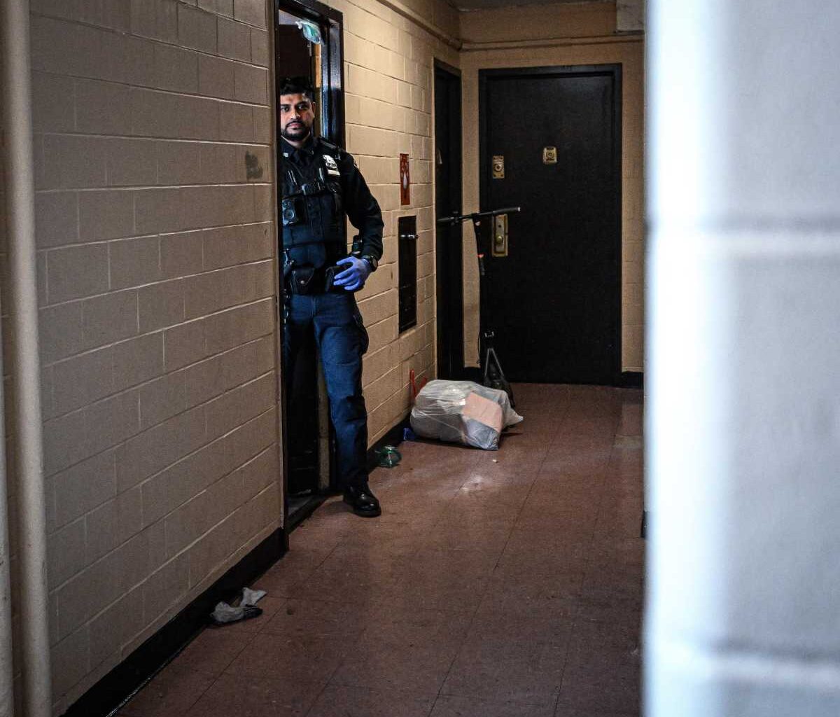 Man shot dead inside Brooklyn apartment as police hunt for gunman