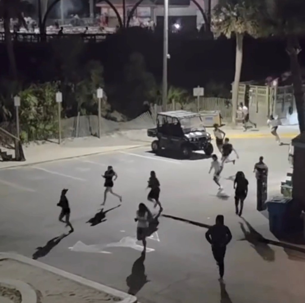 Authorities responded around 6:30 p.m. Saturday when hundreds of people gathered near the Tybee Island Pier and Pavilion area, a popular spot in the laid-back beach community.