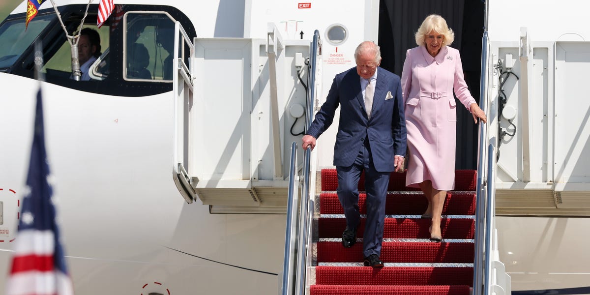 King Charles and Queen Camilla Touch Down in the U.S. For High-Stakes State Visit