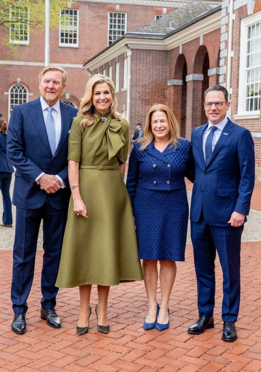 Queen Máxima Brings Royal Glamour to the U.S. With a Draped Dress and Historic Jewelry