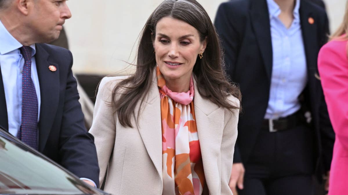 Queen Letizia recreates iconic 2004 pre-wedding look - and embraces natural grey hair