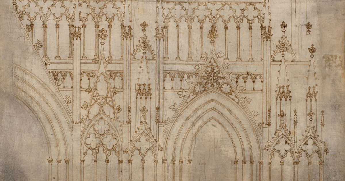 The Greatest Gothic Cathedrals Began on Parchment