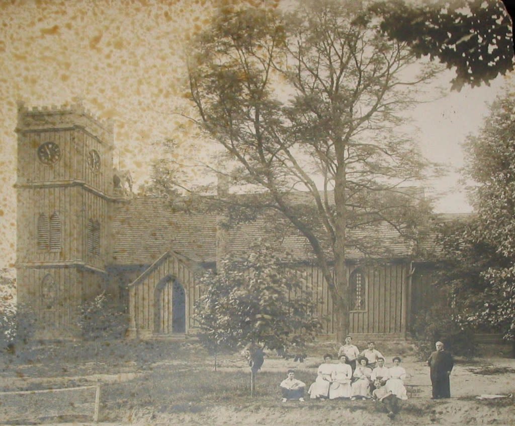 Historical photo of St. Saviour’s Church.