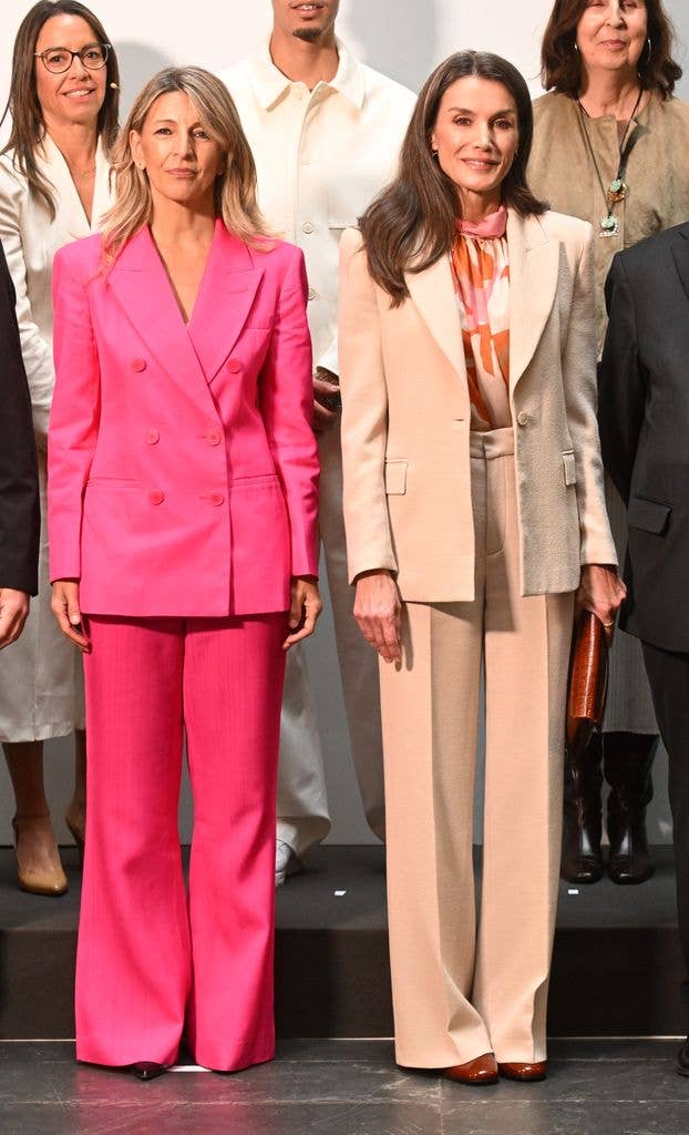 Queen Letizia and the Minister of Labour, Yolanda Diaz