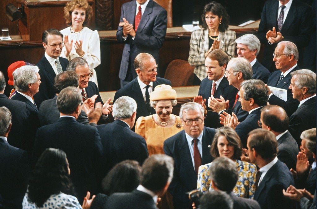 Queen Elizabeth II Address A Joint Session Of Congress