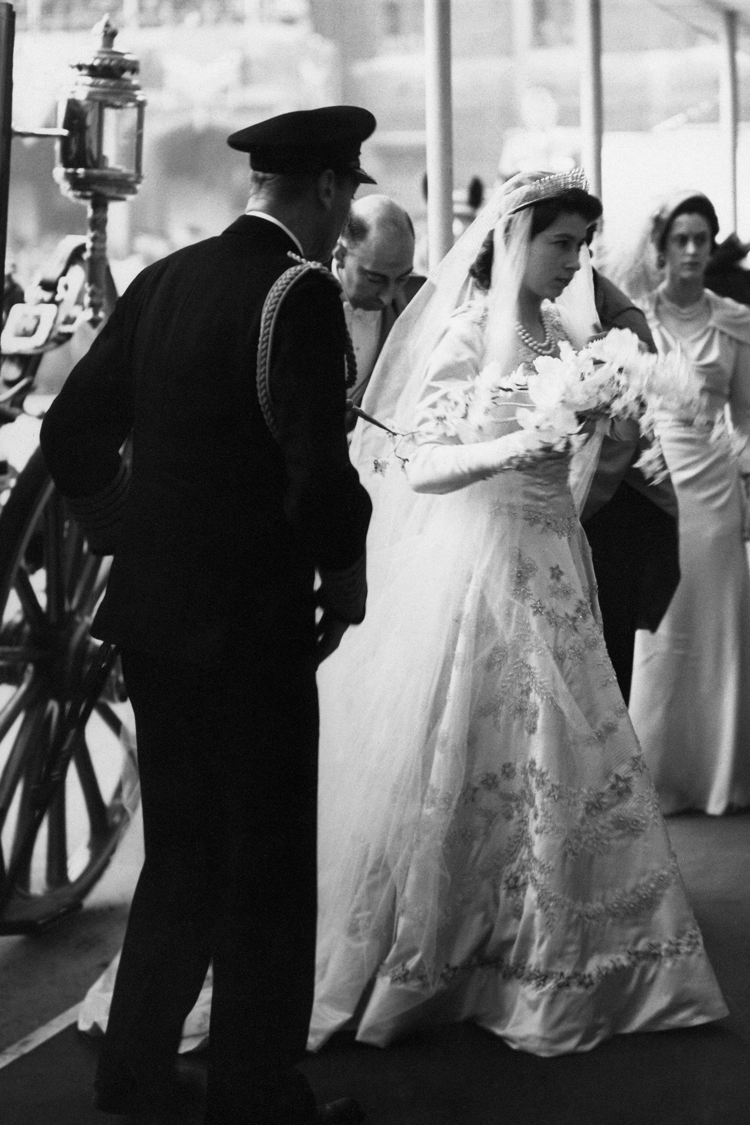 Princess Elizabeth (Queen Elizabeth II) marries the Duke of Edinburgh