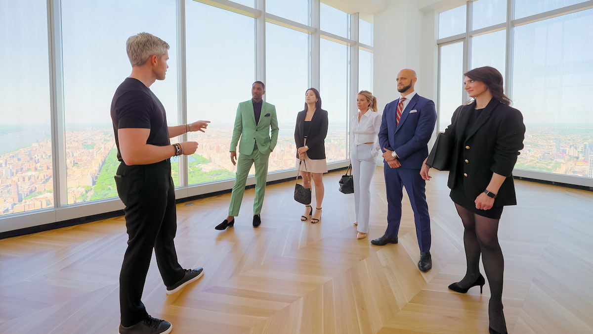 Ryan Serhant, Jordan March, Maggie Wu, Jessica Taylor, Nile Lundgren, and Rachel King.