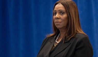 FILE - New York Attorney General Letitia James attends a news conference Dec. 15, 2025, in New York. (AP Photo/Yuki Iwamura, File)