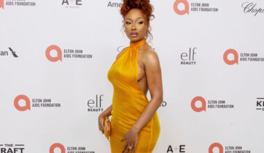 Megan Thee Stallion Elton John Academy Awards Party
