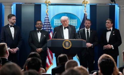 APTOPIX Trump White House Correspondents Dinner