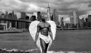 Angelic portraits explore the tender side of the male form at NYC’s queer landmarks