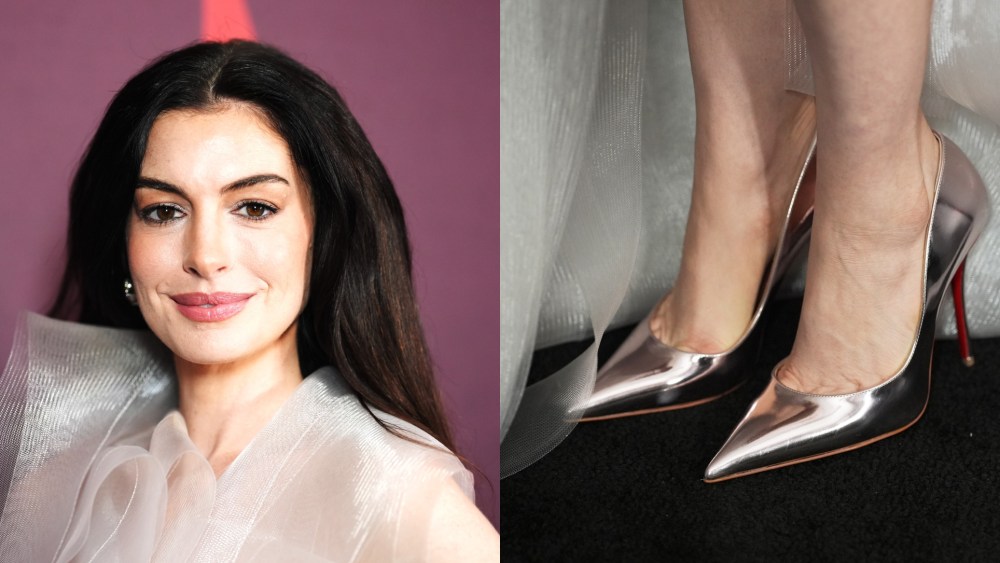 Anne Hathaway at the "Mother Mary" New York Special Screening held at the Metrograph on April 13, 2026 in New York, New York.