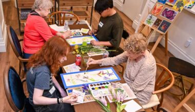 Brooklyn Heights art collaboration bridges generations, building friendships between students and seniors • Brooklyn Paper