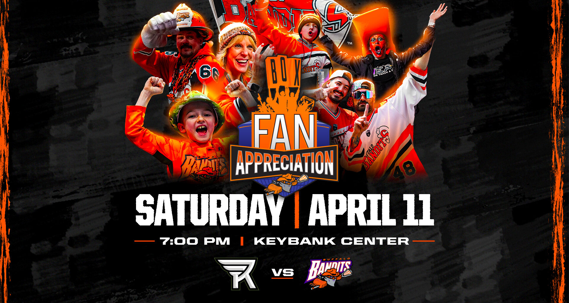 Bandits to host Fan Appreciation Night on April 11 | Buffalo Bandits